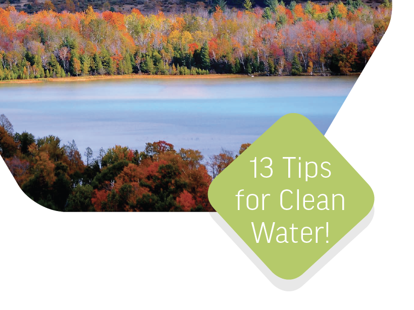13 tips for clean water graphic