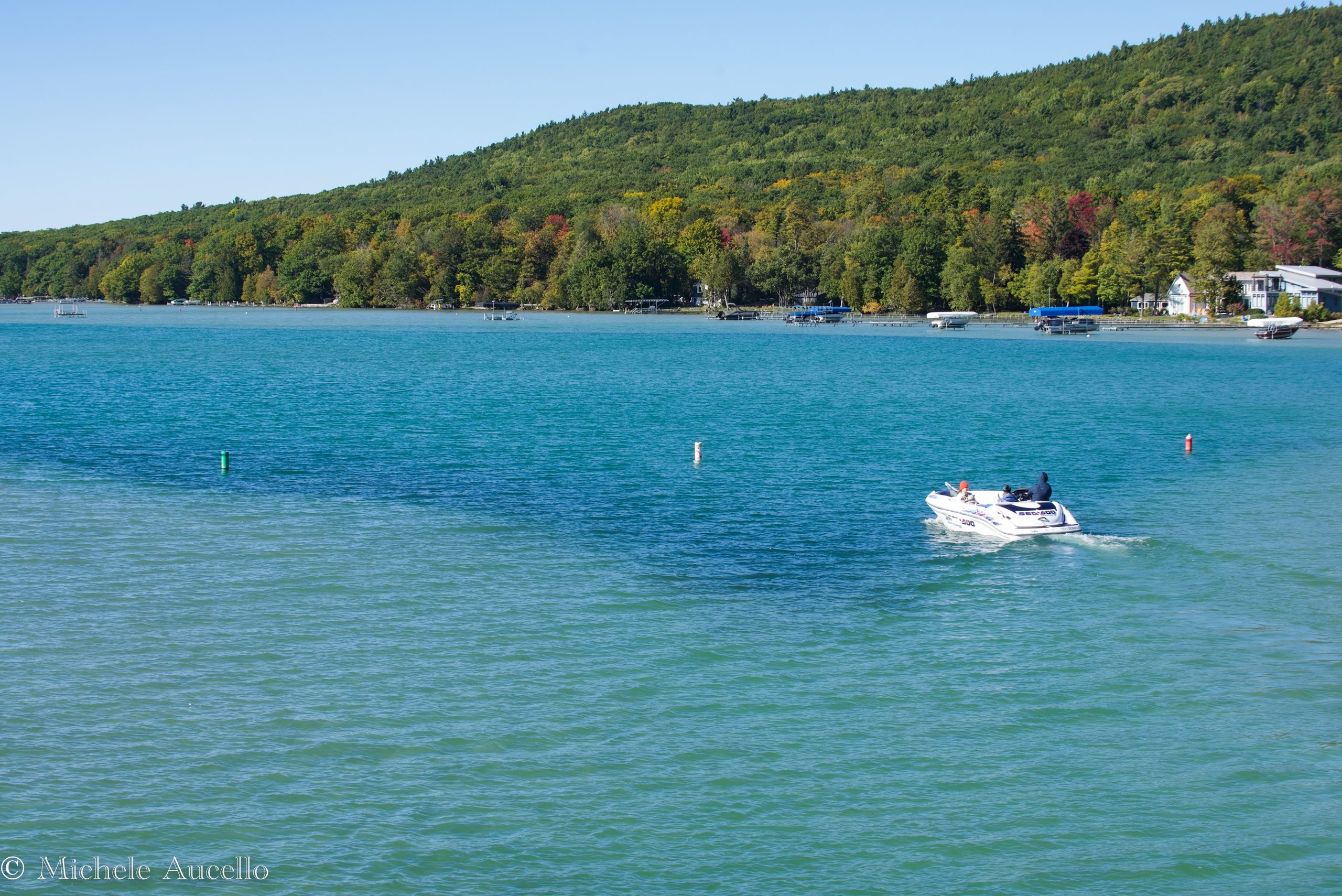 buoys on glen lake for boaters